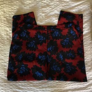 JCrew Printed Trousers